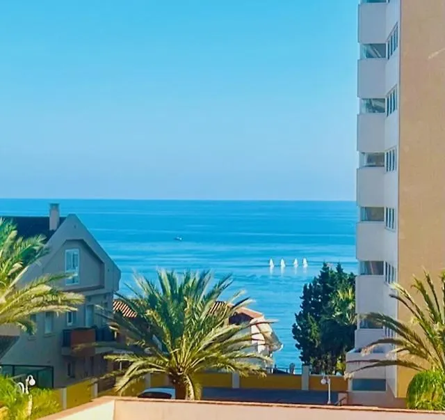 Penthouse Apartment In Benalmadena Costa, Beach - Seaview - Pool - 40M2 Private Terrace - One Bedroom - Sleeping Alcove